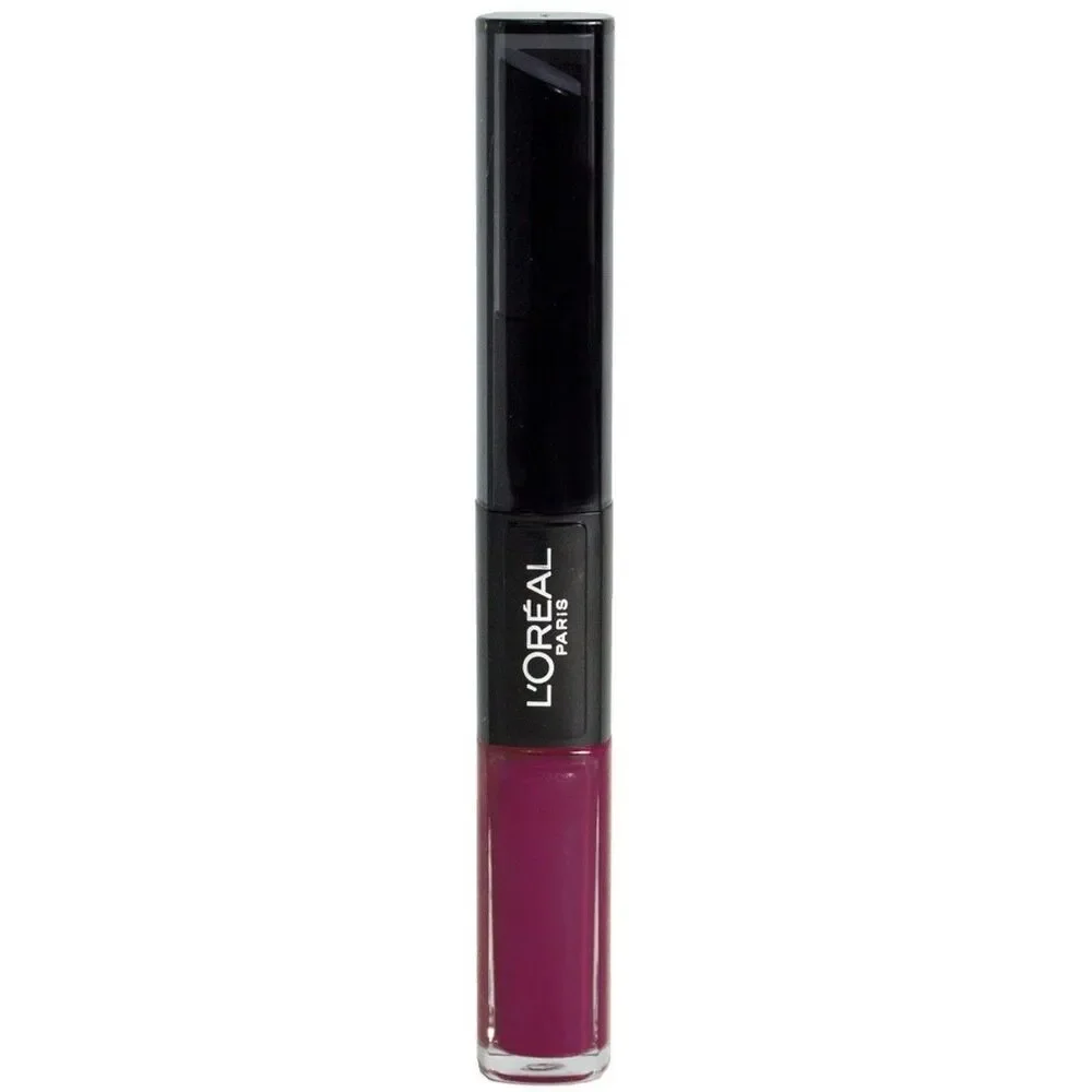 L'OREAL Infallible Pro Last Lipcolor 215 Raisin Revival - 0.17oz Two Step Sealed